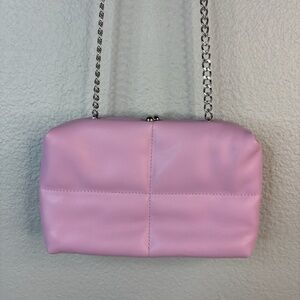 A New Day Pink Purple Crossbody Purse w/ Chain Strap